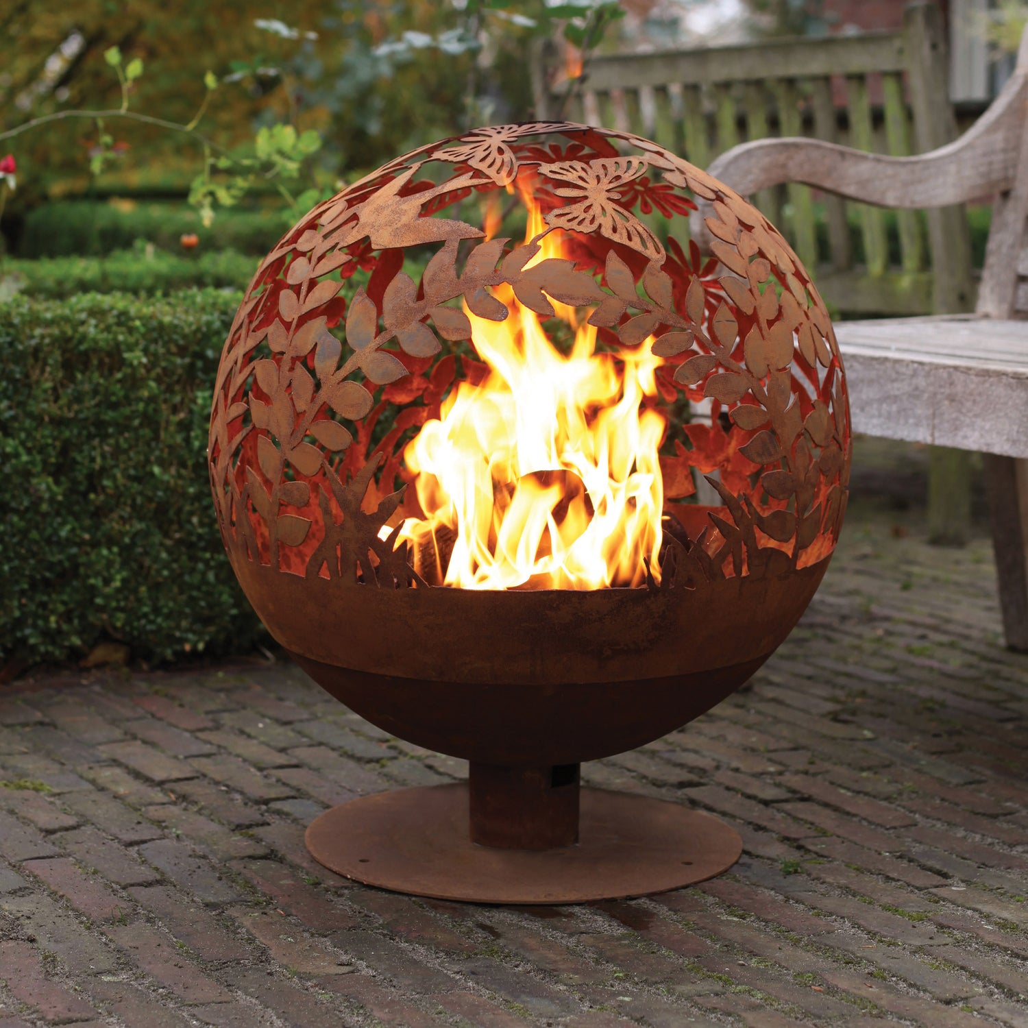 Globe Fire Pit - Not A Boring Box