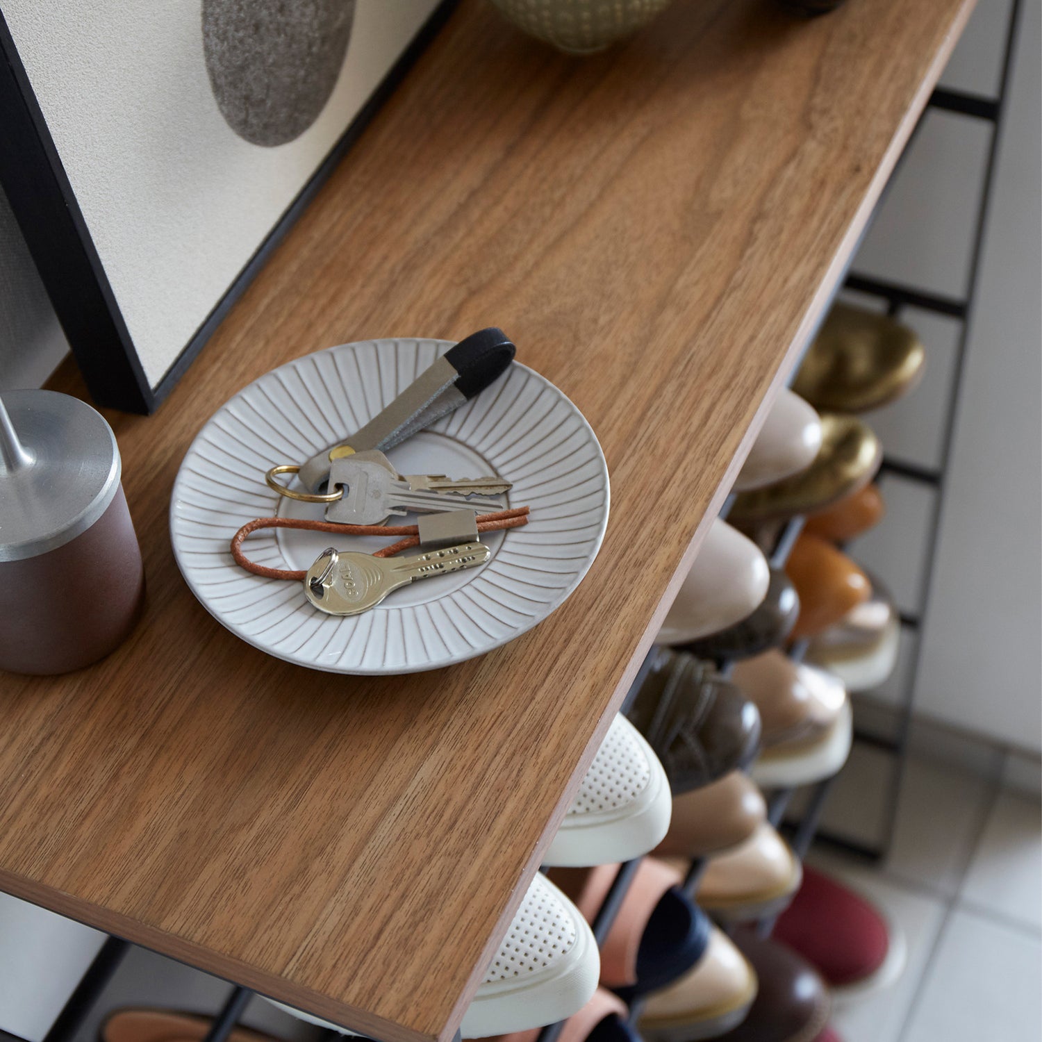 6 Tier Shoe Storage Console - Tower - Not A Boring Box