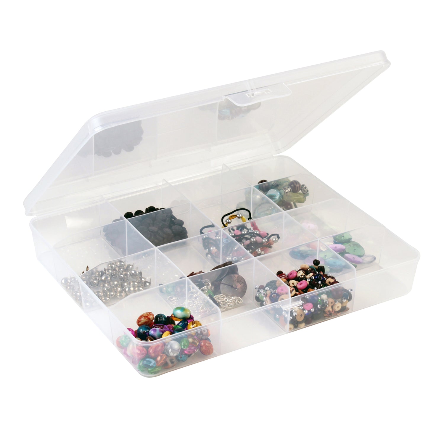 16 Compartment Plastic Divider Box - Not A Boring Box