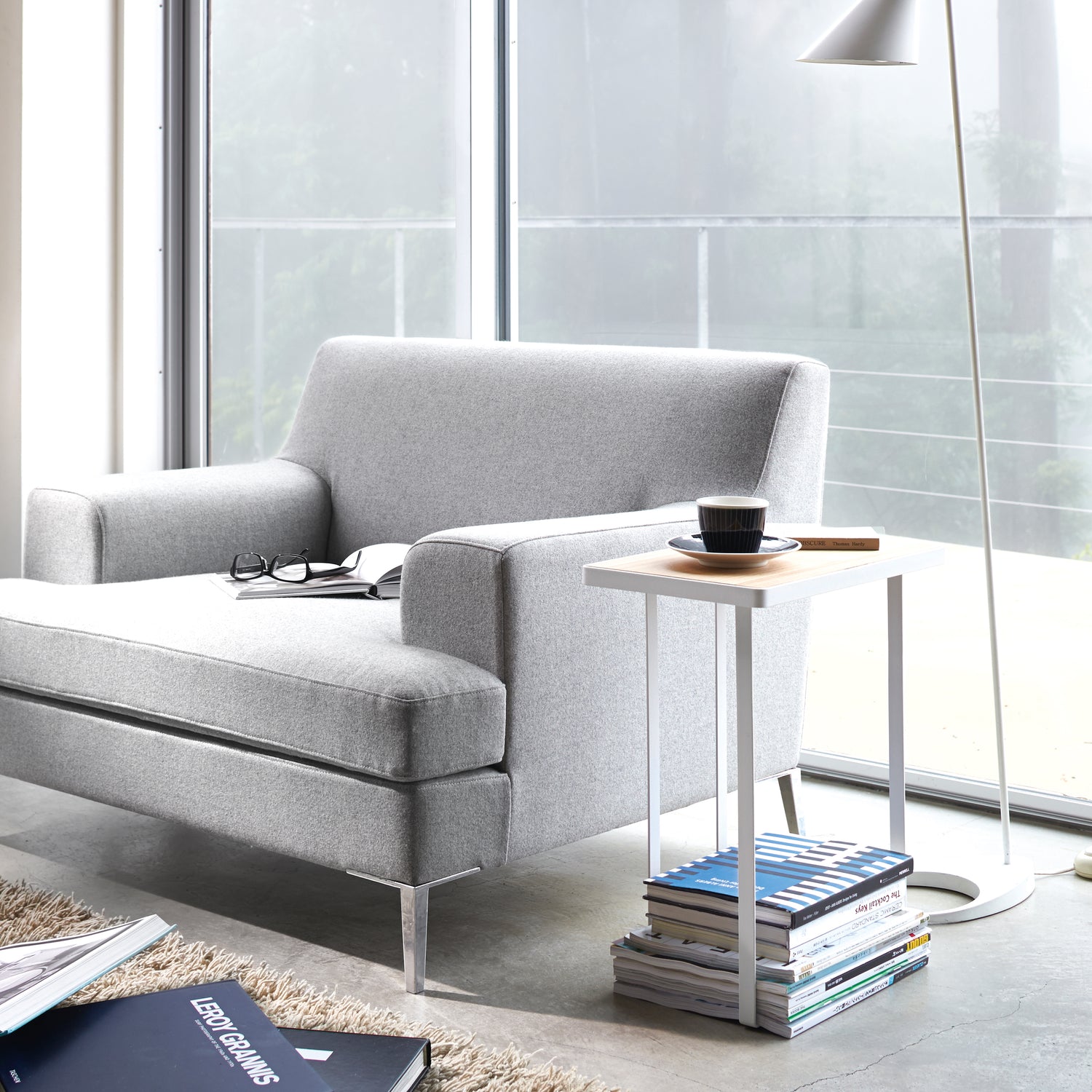 Magazine Rack Side Table - Not A Boring Box