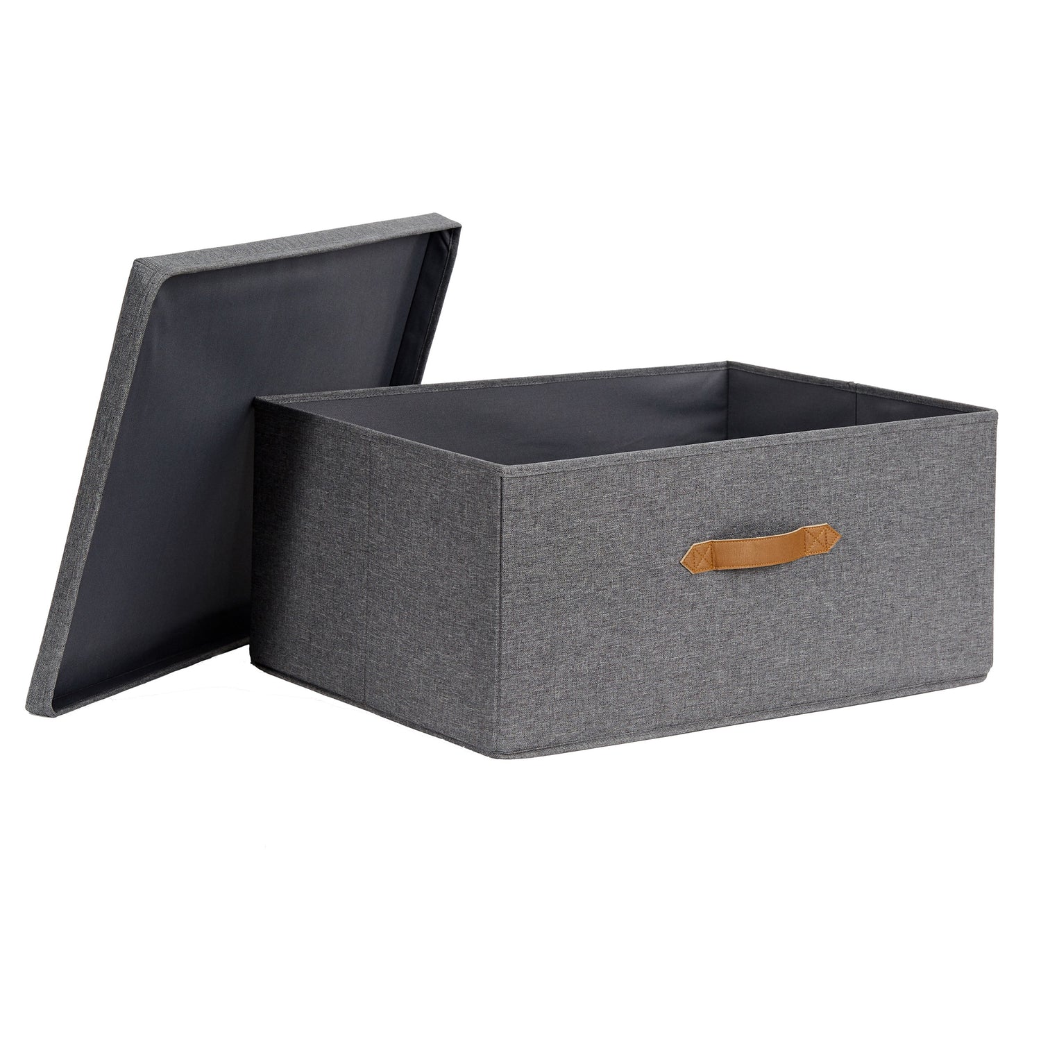Grey Fabric Storage Box - Not A Boring Box
