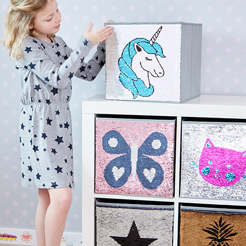 Reversible Sequin Storage Box - Not A Boring Box