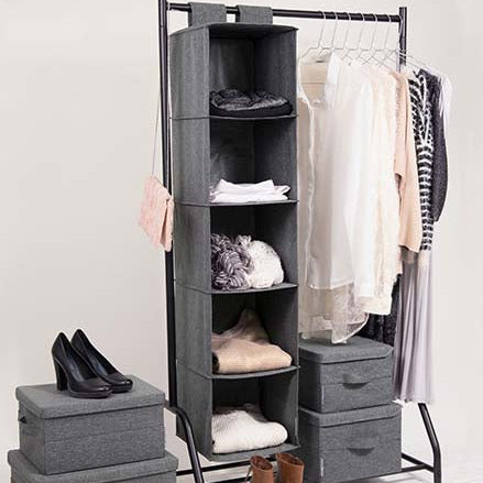 Hanging Clothes Organiser Grey