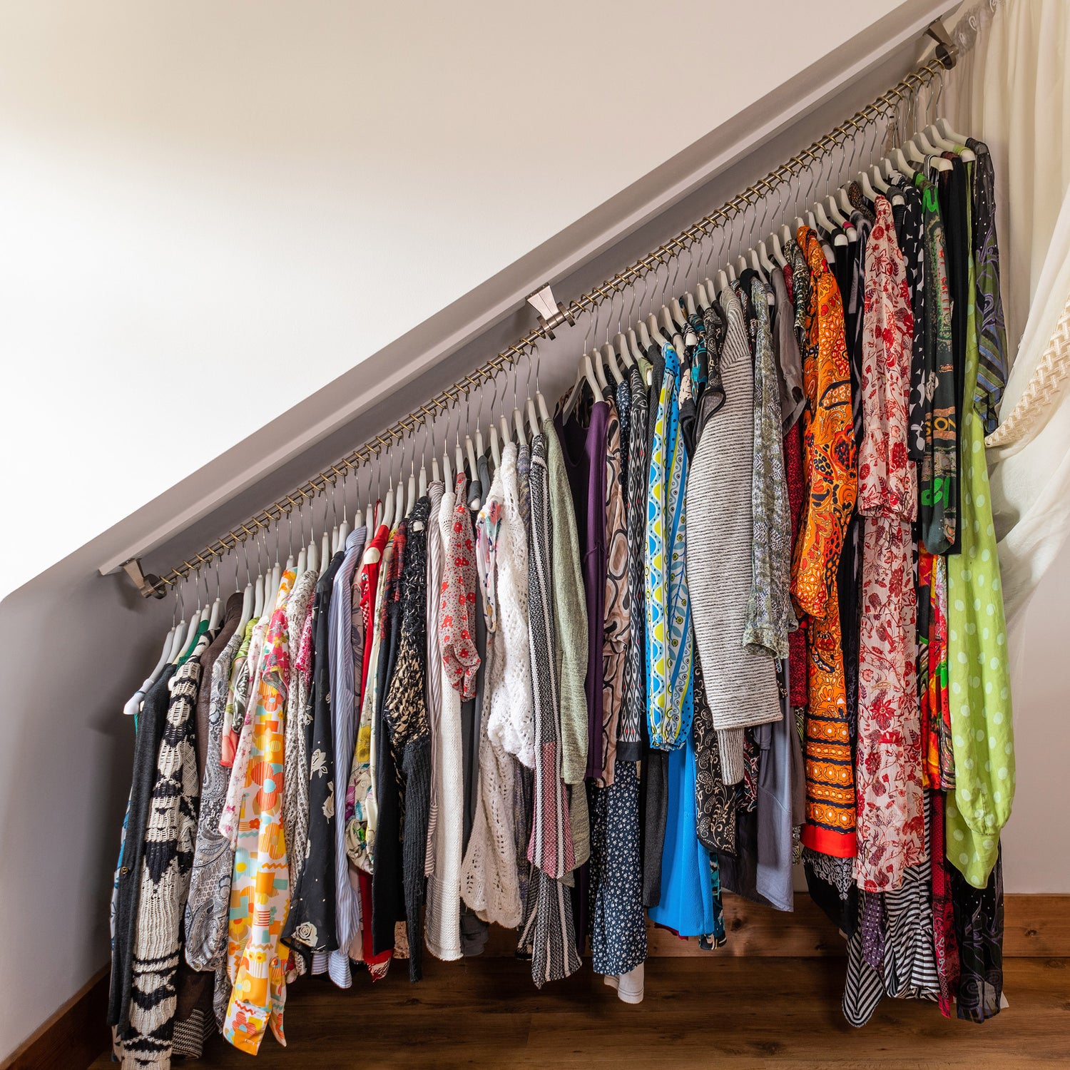 Any Angle Clothes Hanging Rail Zebedee 80cm - Not A Boring Box