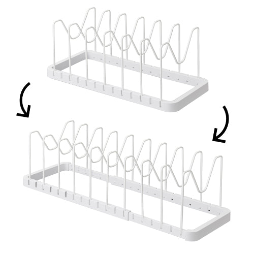 Extendable Pan Lid and Frying Pan Organiser - Not A Boring Box APFE