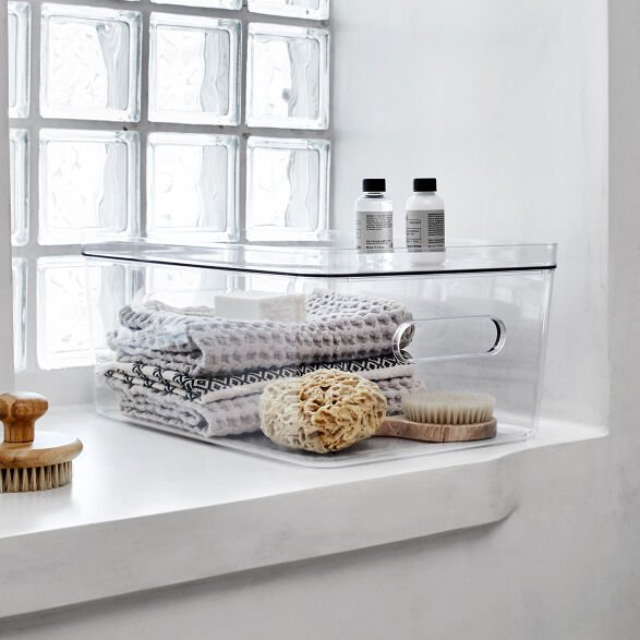 Stacking Lidded Fridge Storage Box - Large - Not A Boring Box APFE