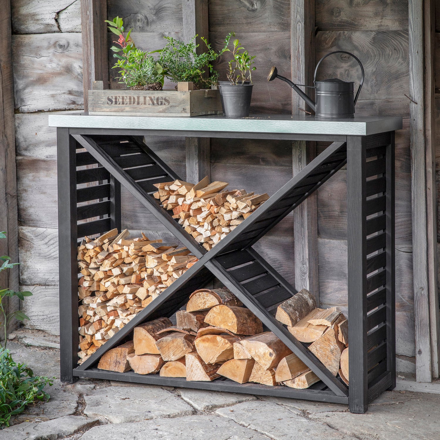 Moreton Cross Log Store - Not A Boring Box