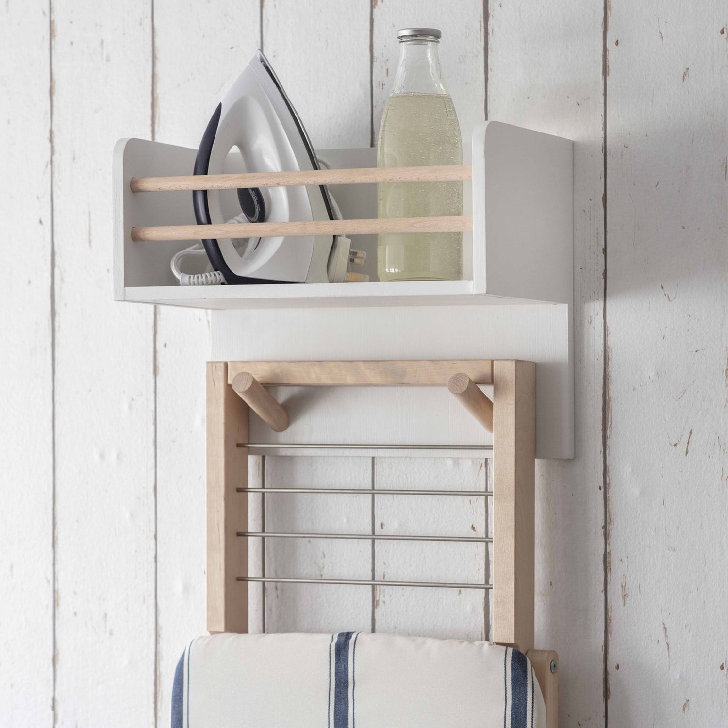 Iron Ironing Board Storage Shelf Melcombe - Not A Boring Box