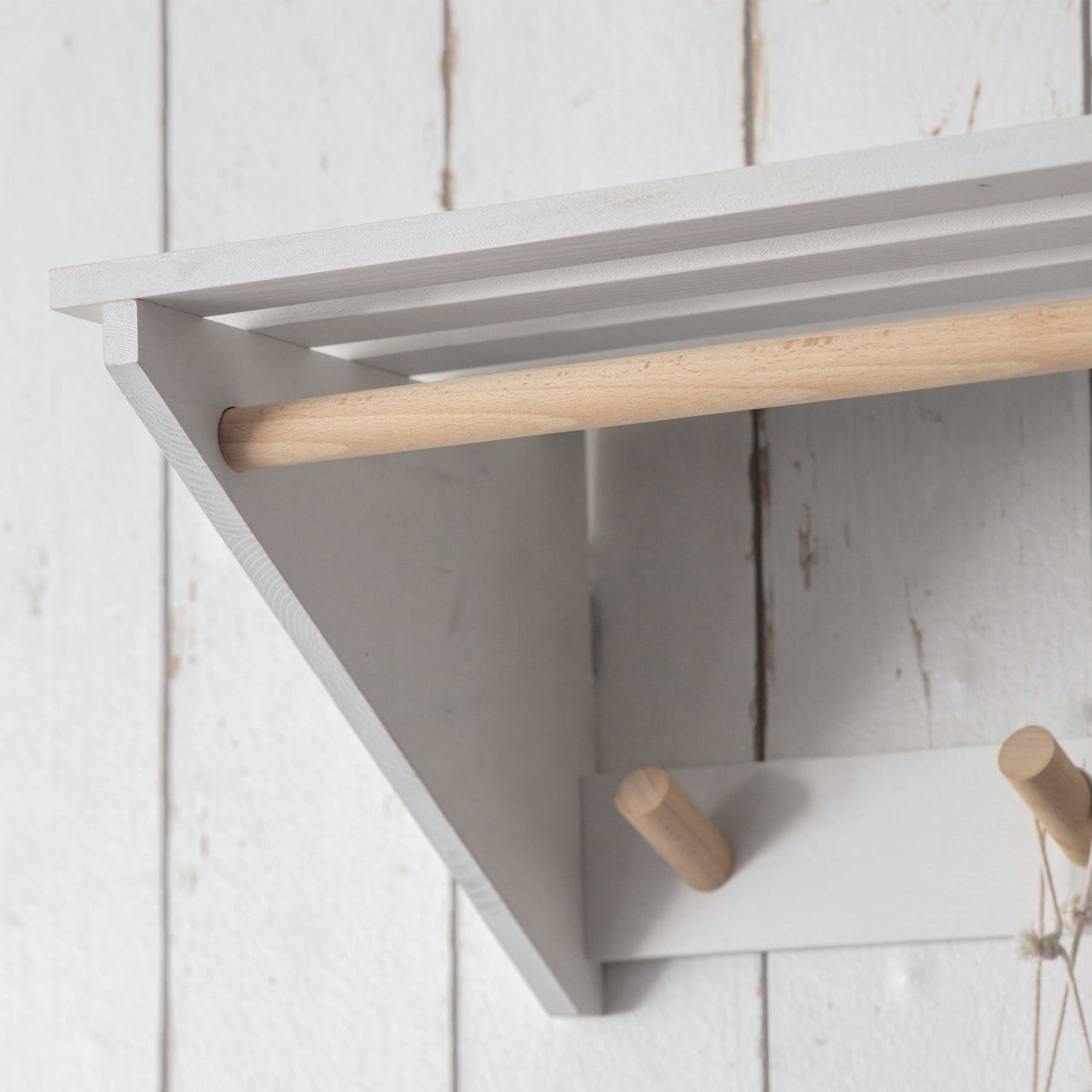 Slatted Laundry Shelf Melcombe - Not A Boring Box