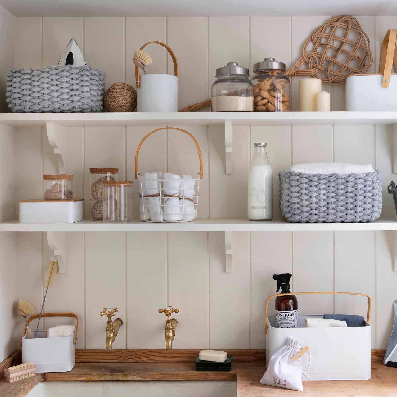 Storage Box With Bamboo Lid- Portland - Not A Boring Box