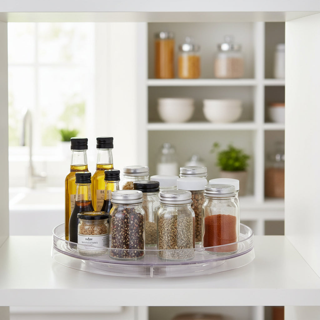 Rotating Kitchen Cupboard Organiser