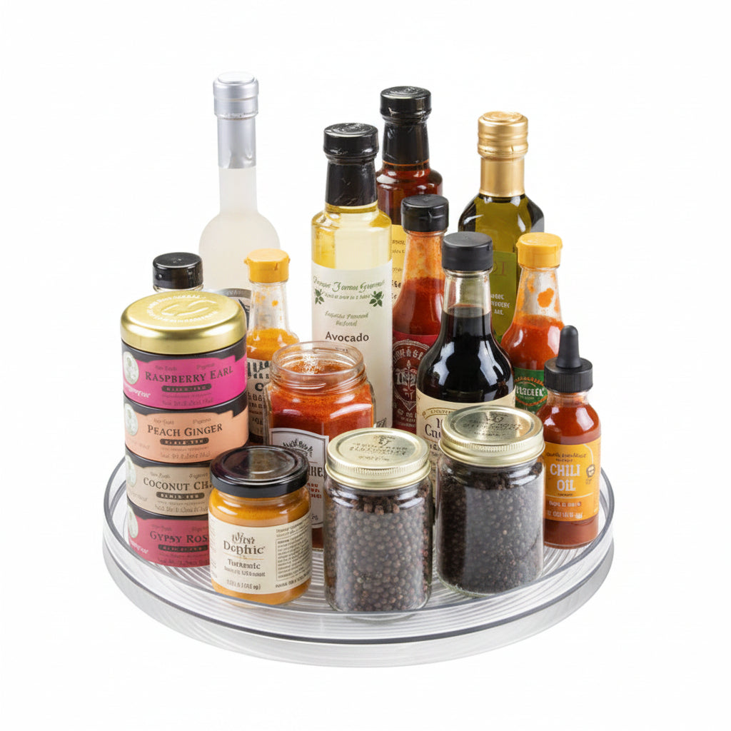Rotating Kitchen Cupboard Organiser - Not A Boring Box