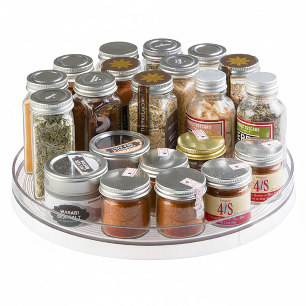 Rotating Kitchen Cupboard Organiser - Not A Boring Box