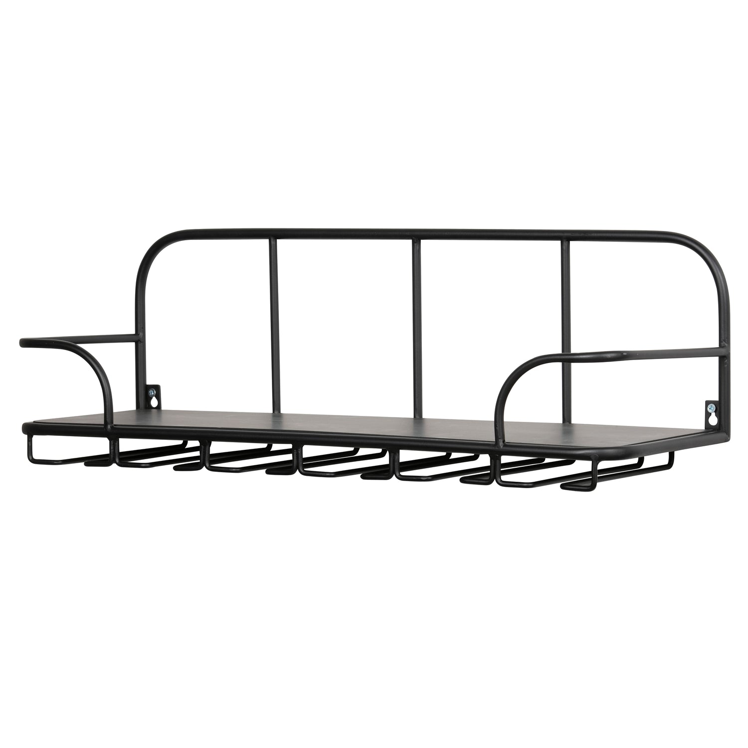 Wine Glass Bottle Storage Shelf Hugo