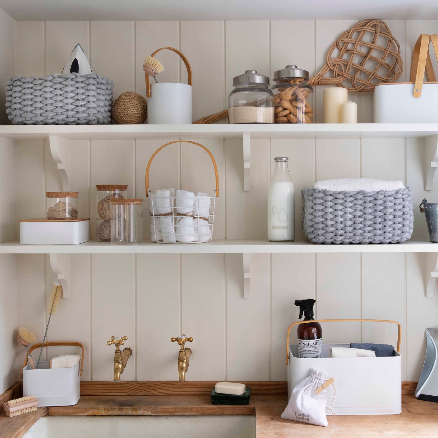 Utensil Holder With Handle- Portland - Not A Boring Box