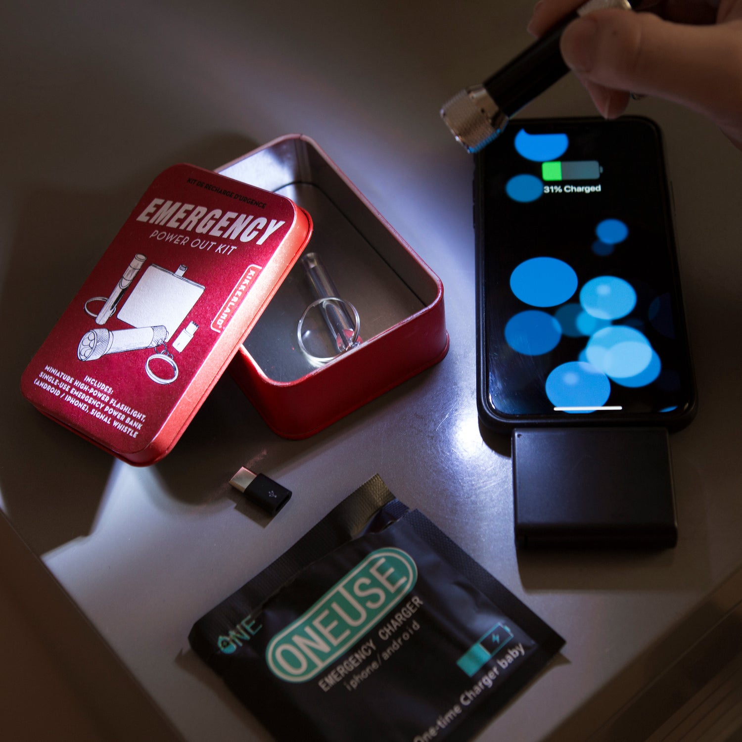 Emergency Power Out Tin - Not A Boring Box