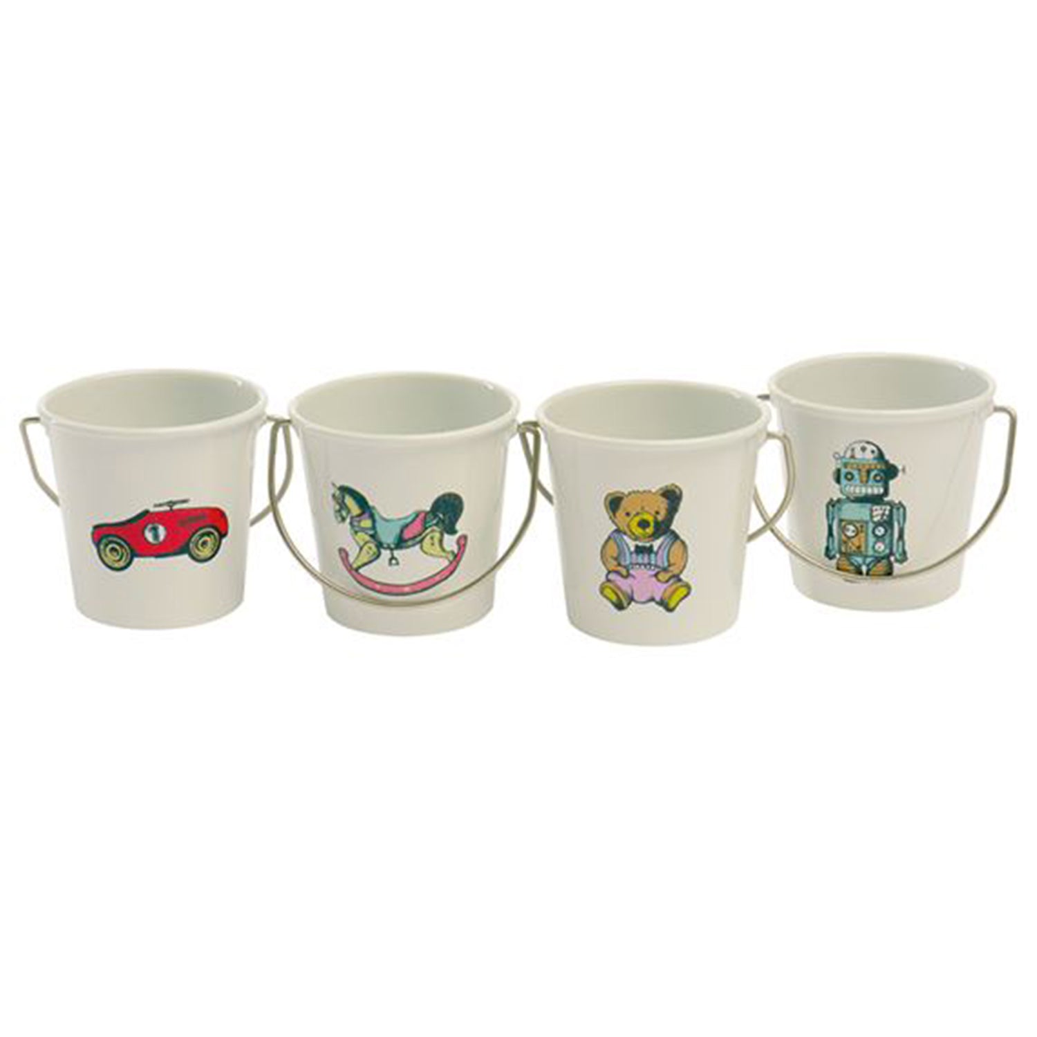Vintage Toys Egg Cups Set Of 4