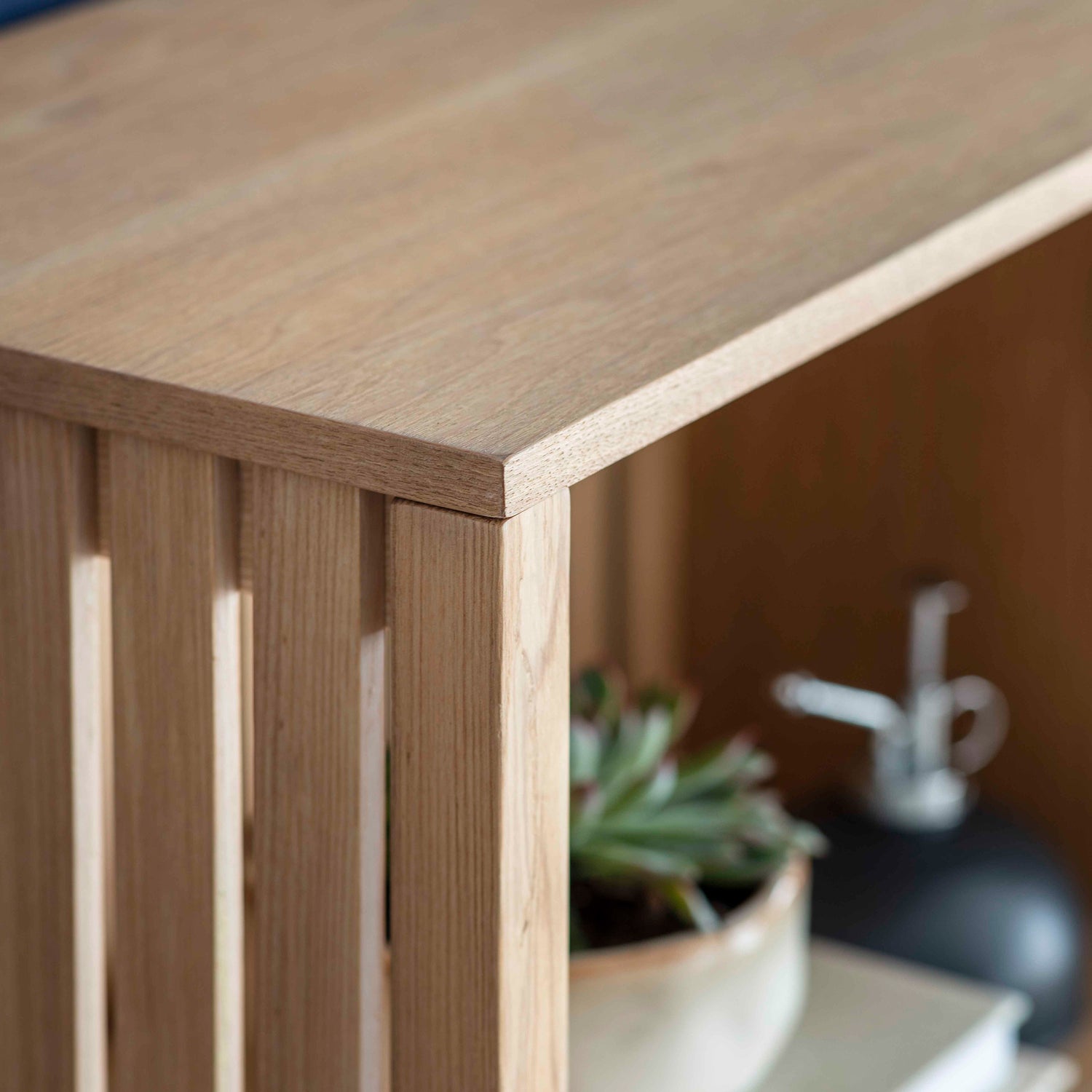 Wooden Storage Unit- Linear - Not A Boring Box