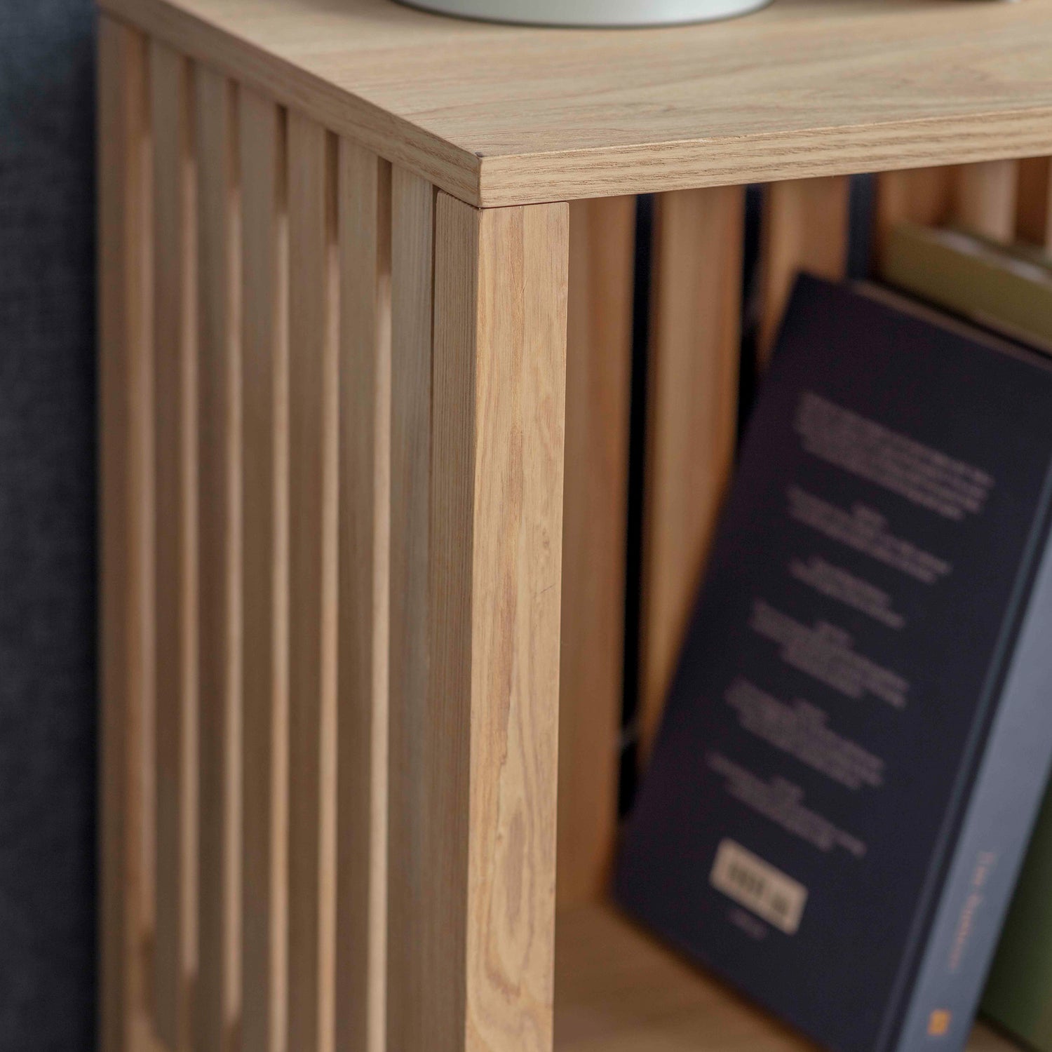 Wooden Side Table-Linear - Not A Boring Box