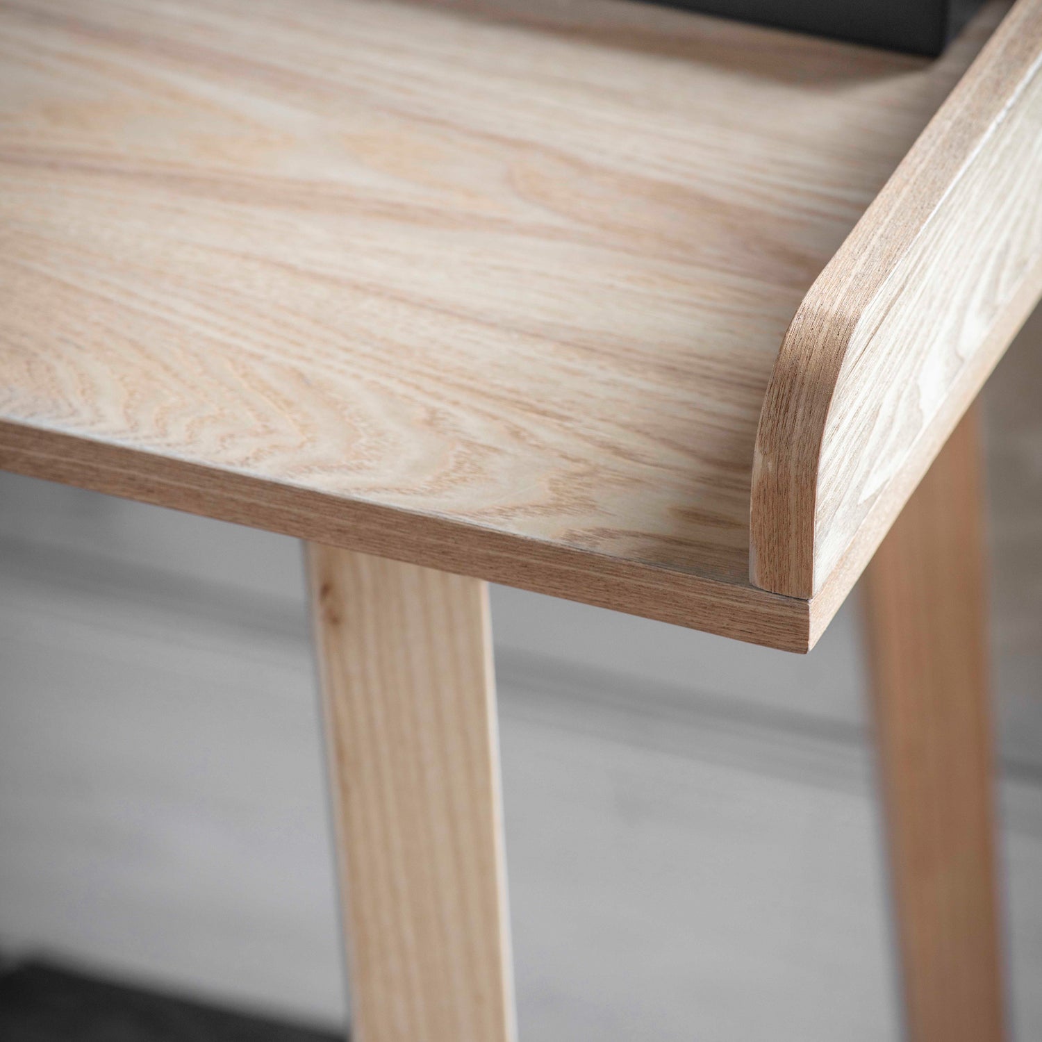 Wooden Desk With Storage- Ashwicke - Not A Boring Box