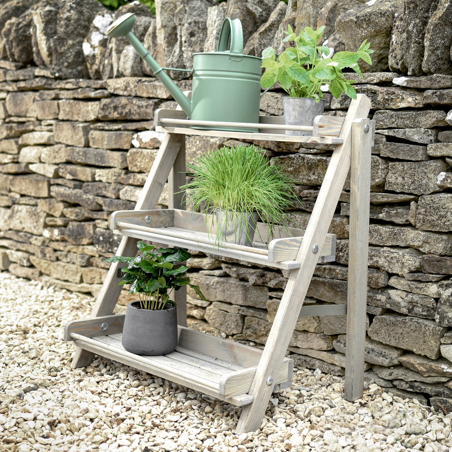 Wooden Plant Stand- Aldsworth