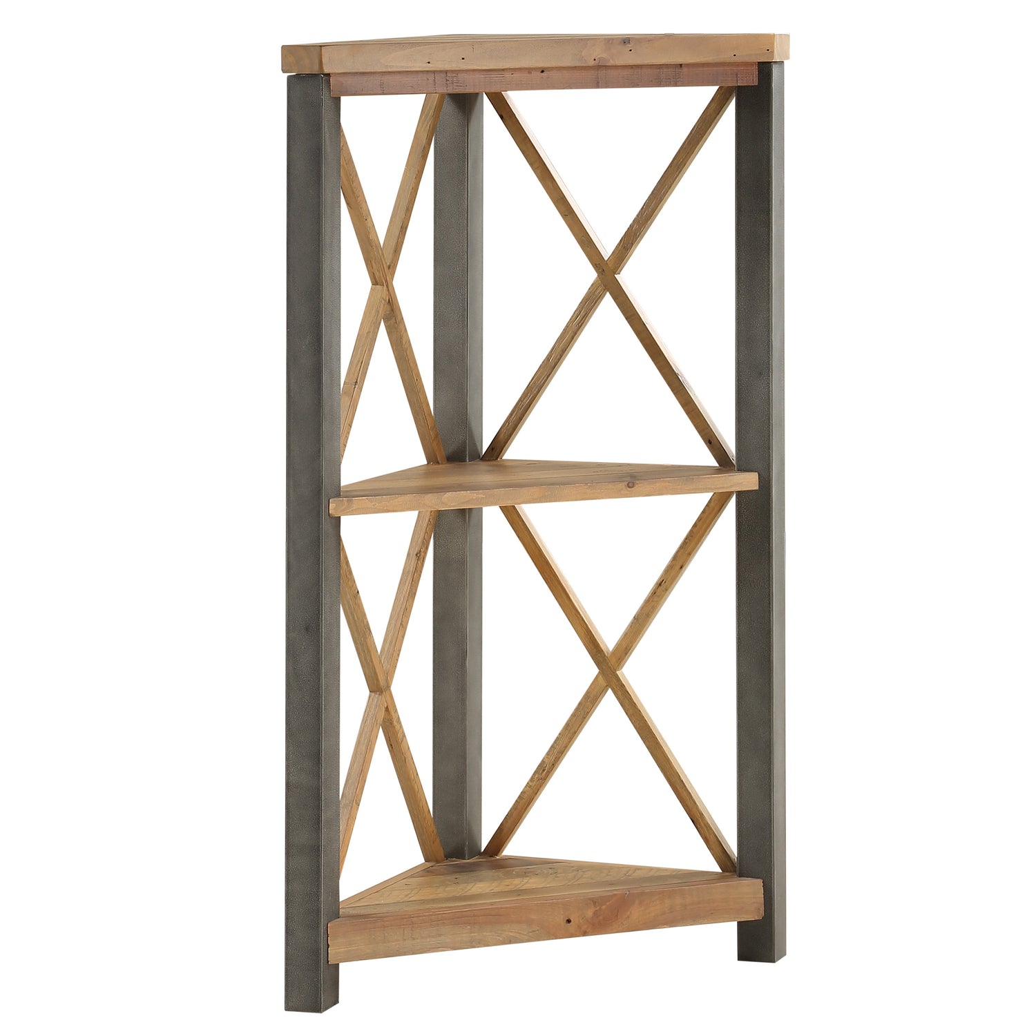 Corner Bookcase Small Urban Elegance - Not A Boring Box