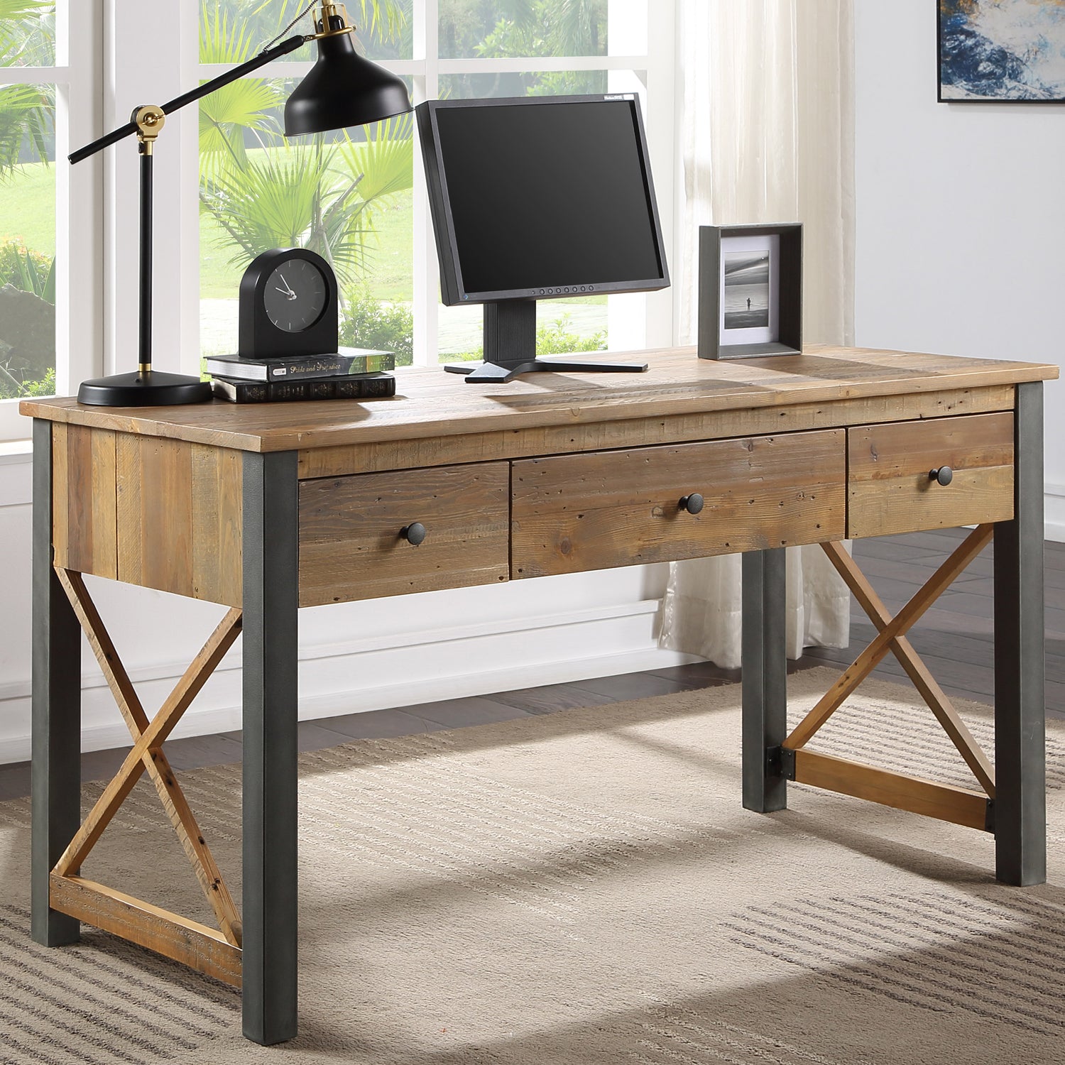 Home Office Desk Urban Elegance - Not A Boring Box
