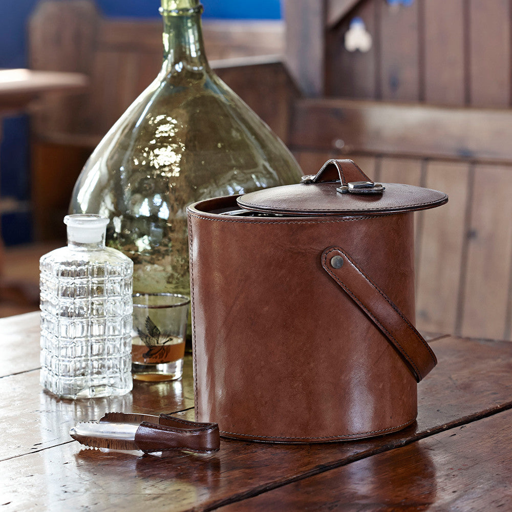 Leather Ice Bucket - Not A Boring Box