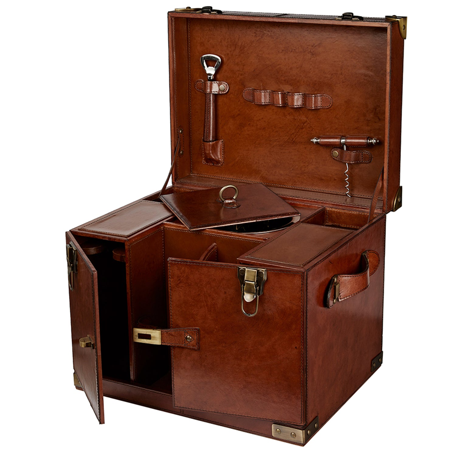 Leather Drinks Case - Not A Boring Box