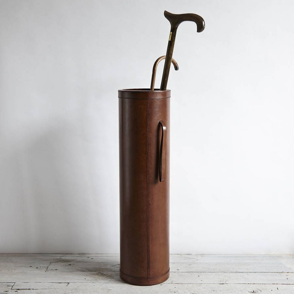 Leather Walking Stick Holder - Not A Boring Box