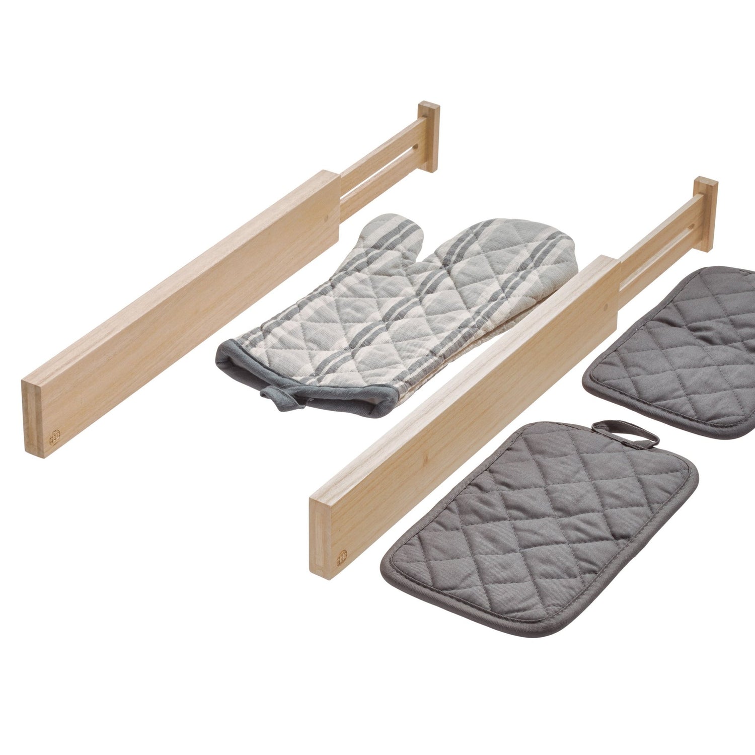 iDesign Set of 2 Expandable Drawer Organisers - Not A Boring Box APFE