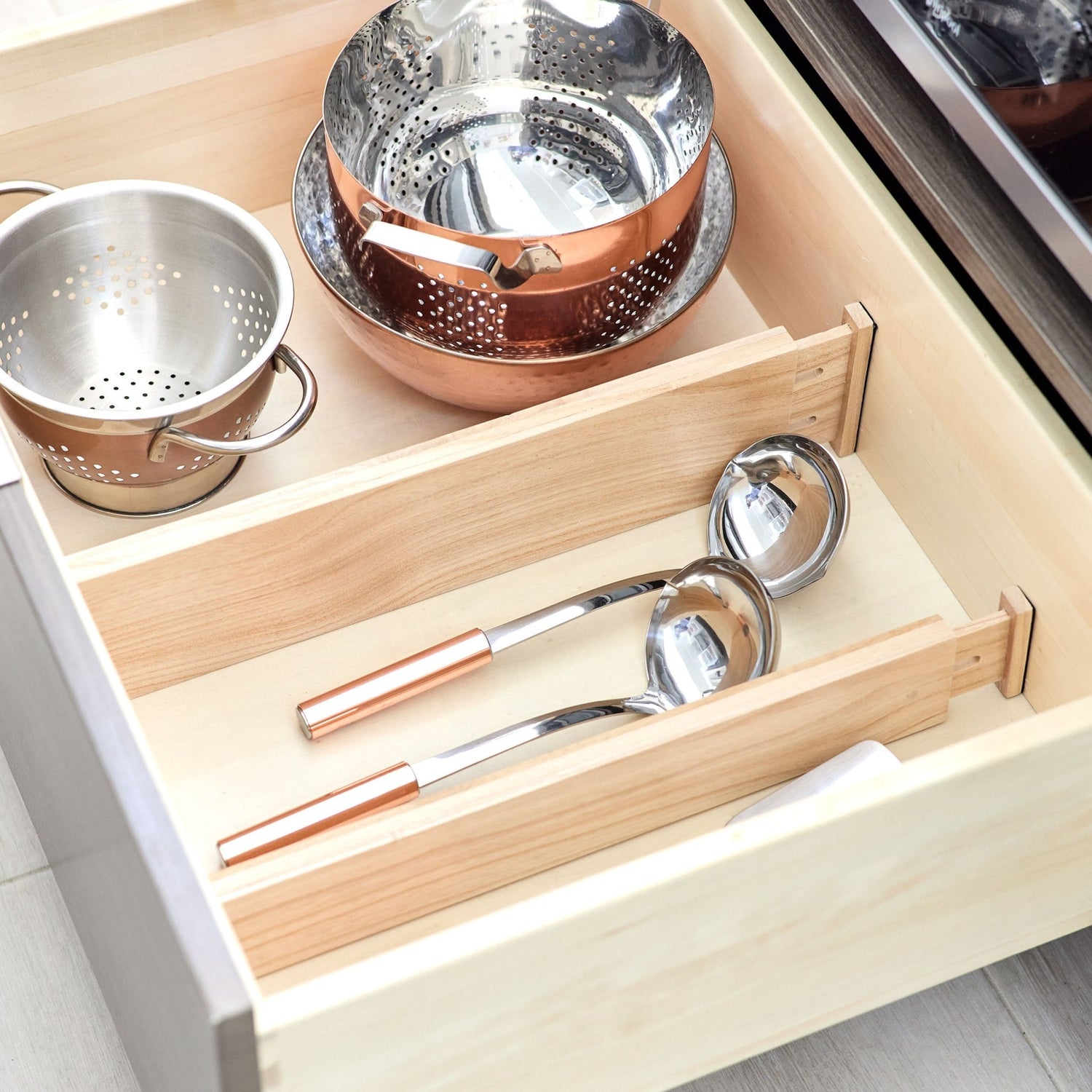 iDesign Set of 2 Expandable Drawer Organisers - Not A Boring Box APFE