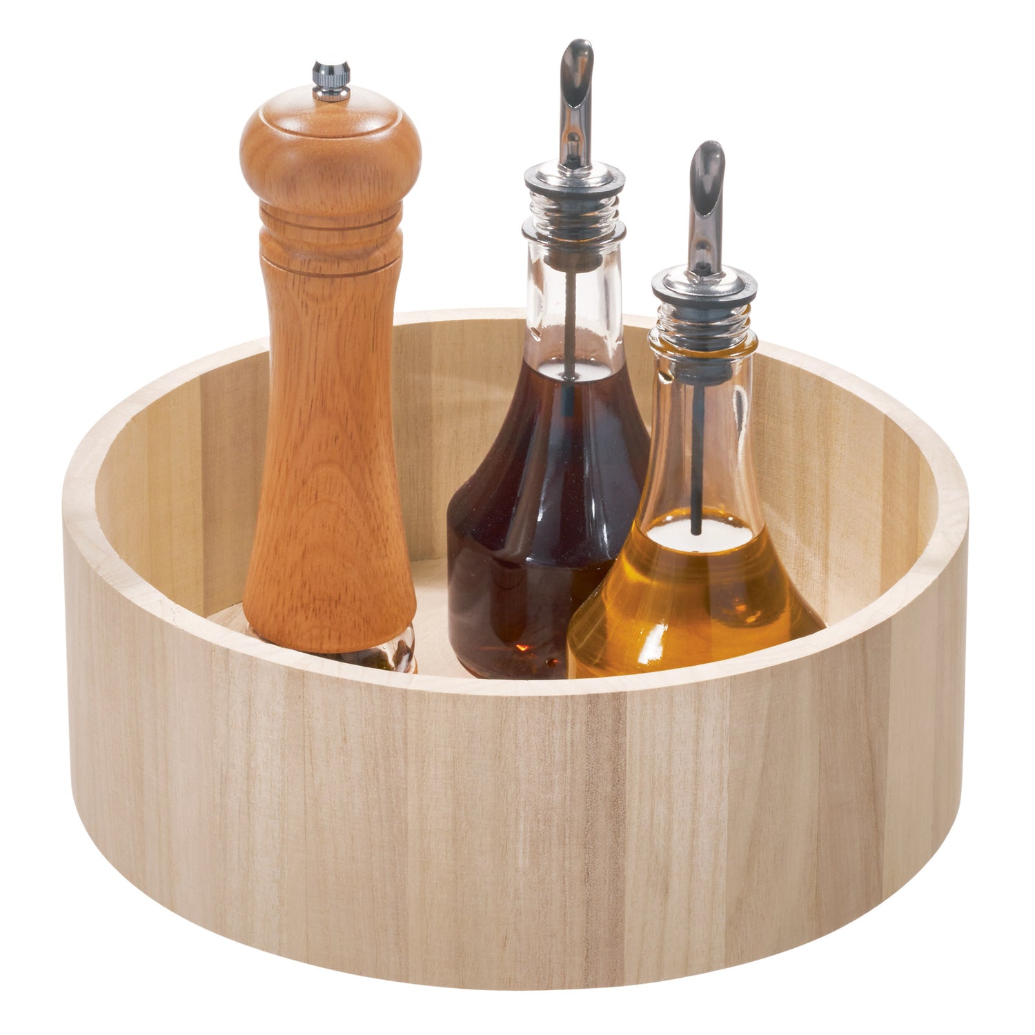 Rotating Cupboard Organiser- Tall Wooden - Not A Boring Box