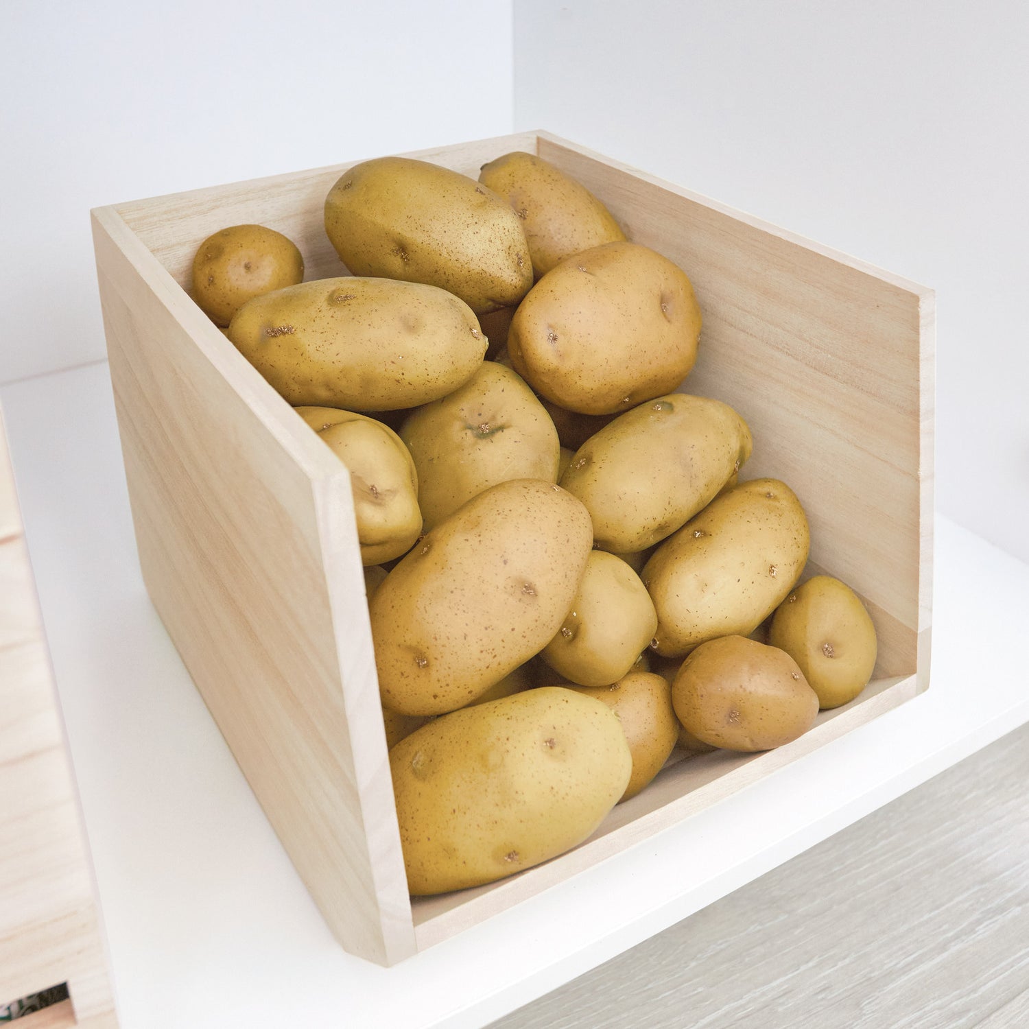 Open Fronted Wooden Pantry Organiser - Not A Boring Box