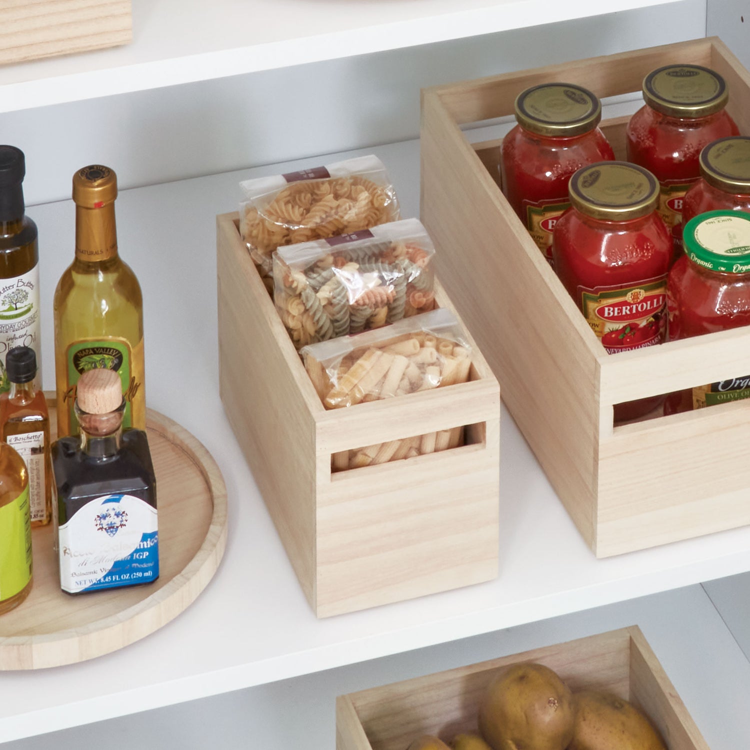 Wooden Sachet Pouch Organiser - Not A Boring Box