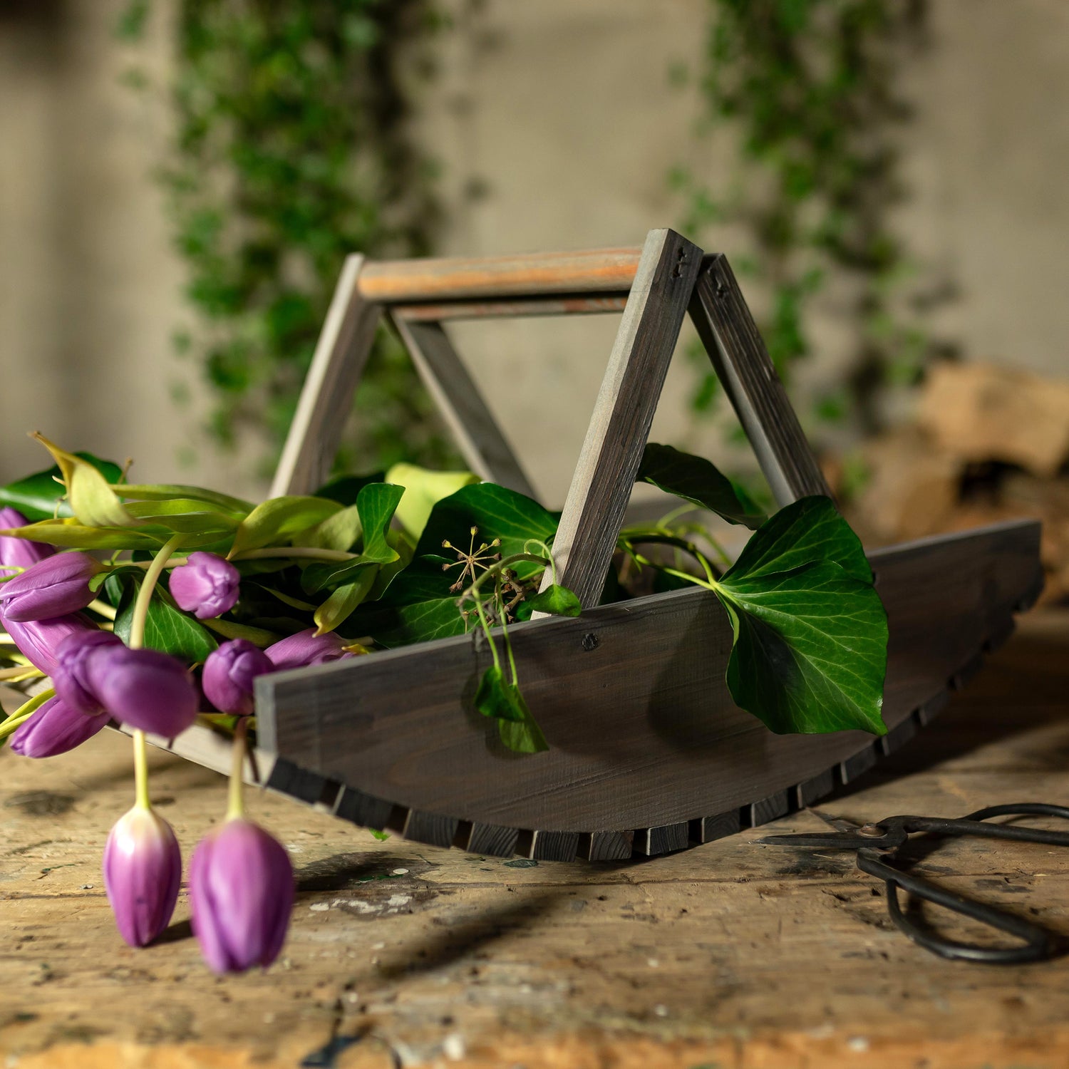 Wooden Flower Trug - Not A Boring Box