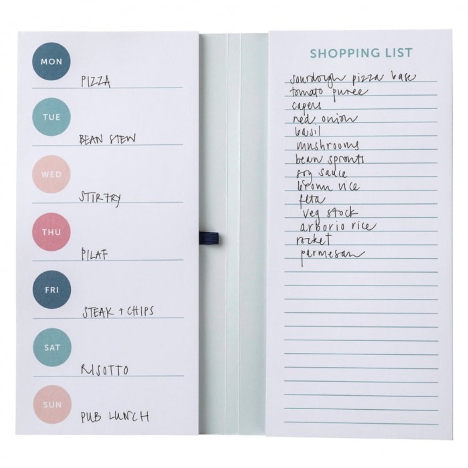 Meal Planner And Shopping List - Not A Boring Box