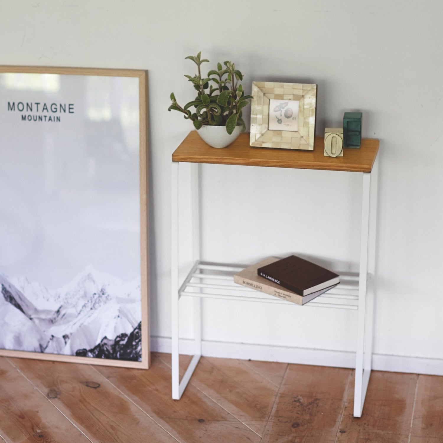 Side Table With Shelf Tosca - Not A Boring Box