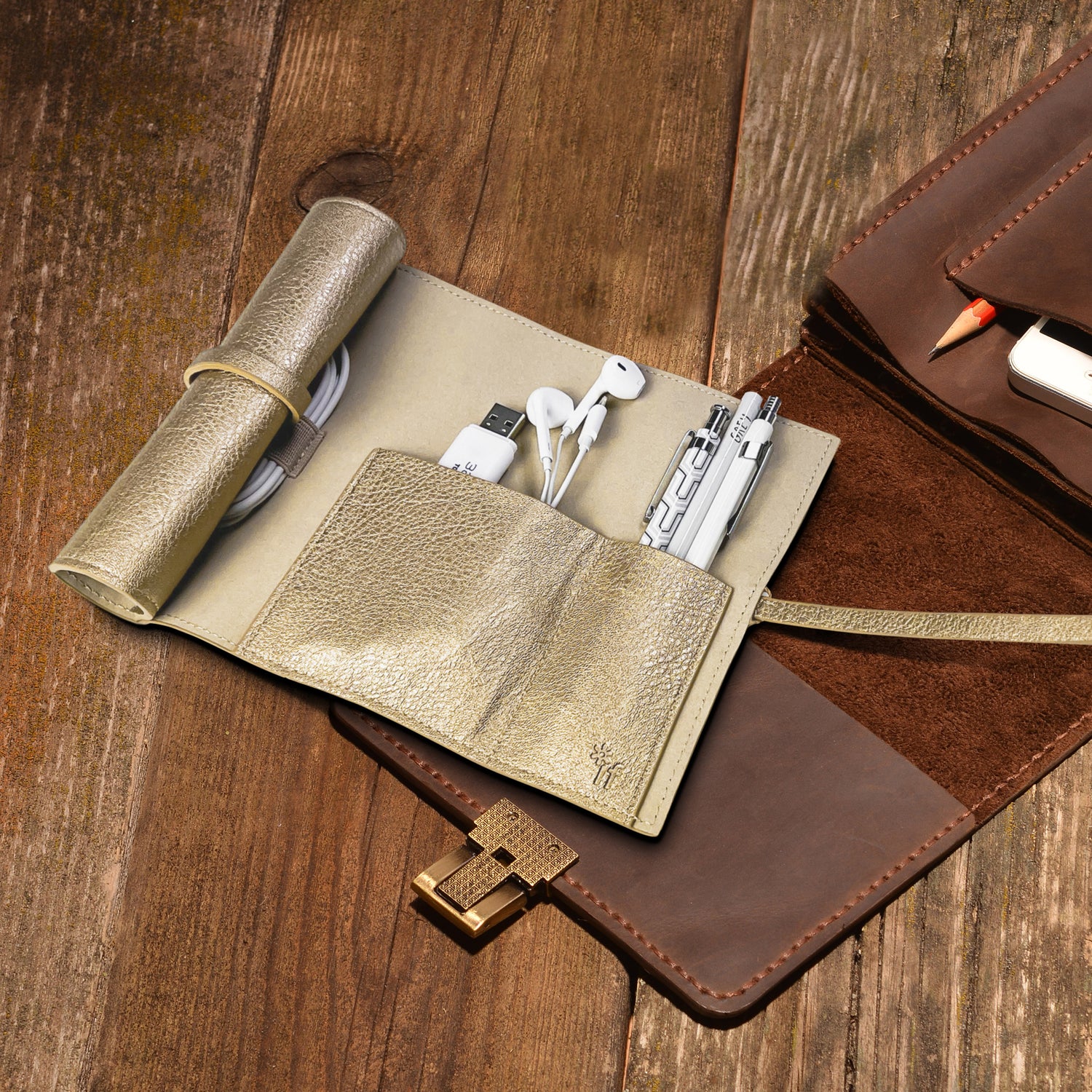 Tech Tidy Roll Up Wallet - Not A Boring Box