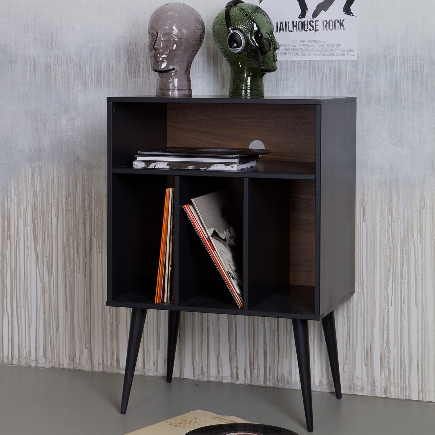 Lp Storage Cabinet James - Not A Boring Box