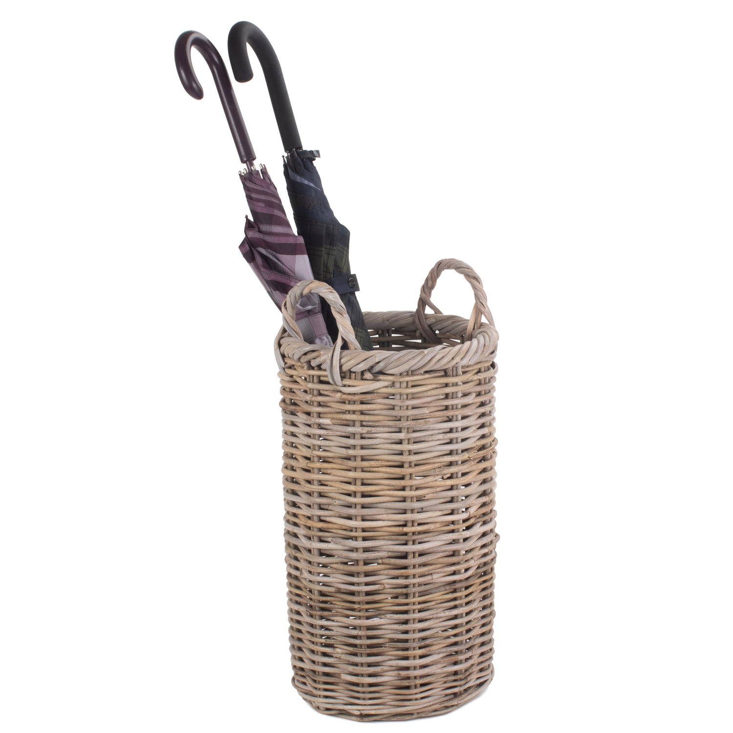 Rattan Umbrella Stand Round