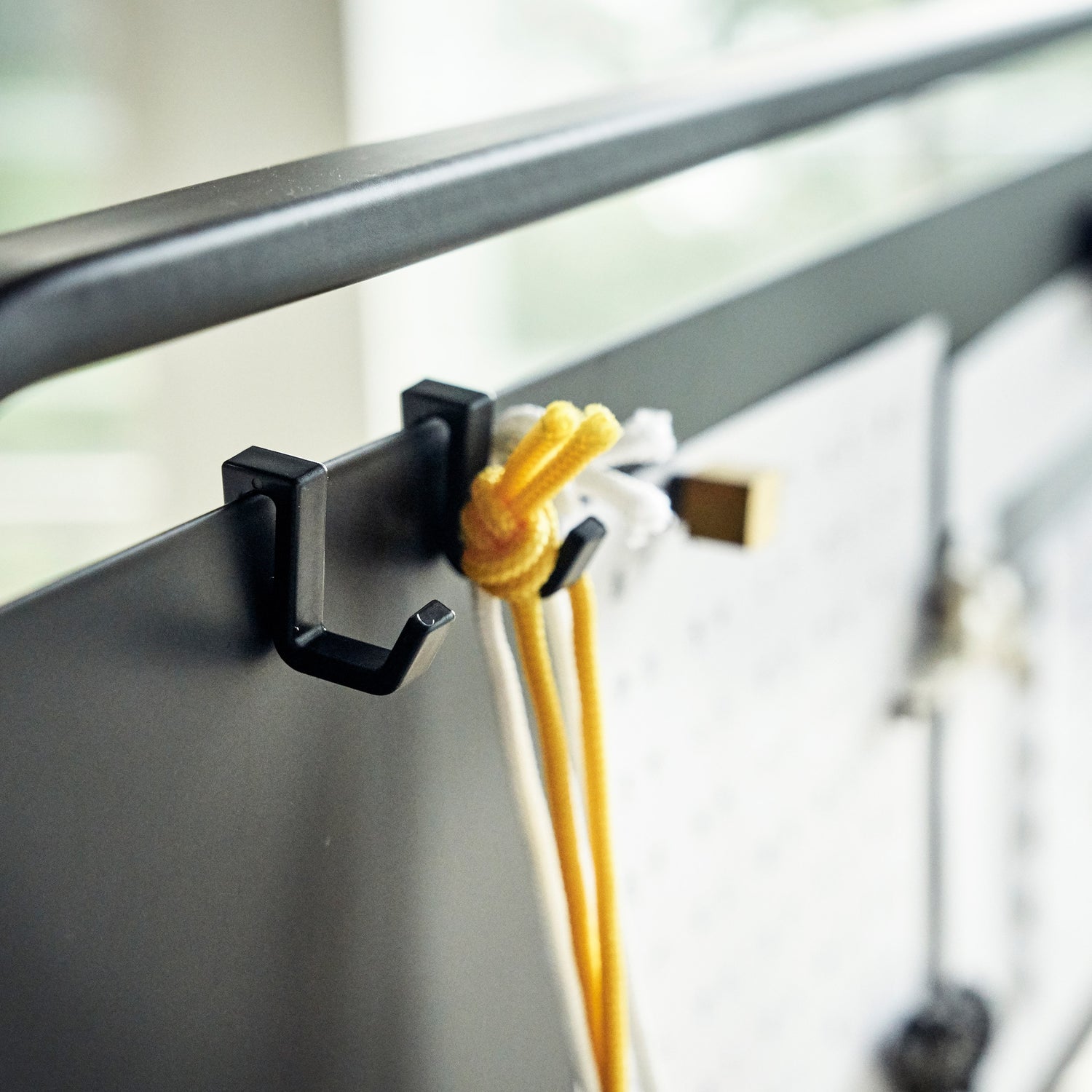 Portable Clothes Rail with Shelf and Panel - Not A Boring Box