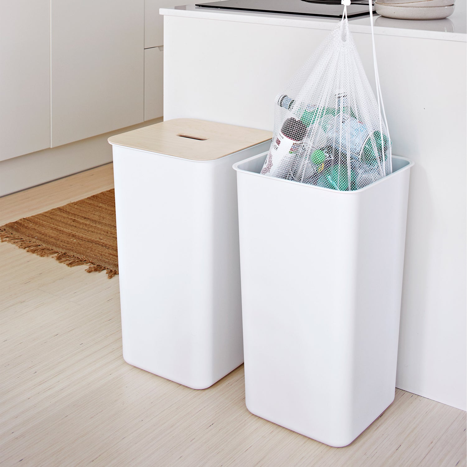 Slimline Recycle Bin Smartstore Collect 53L