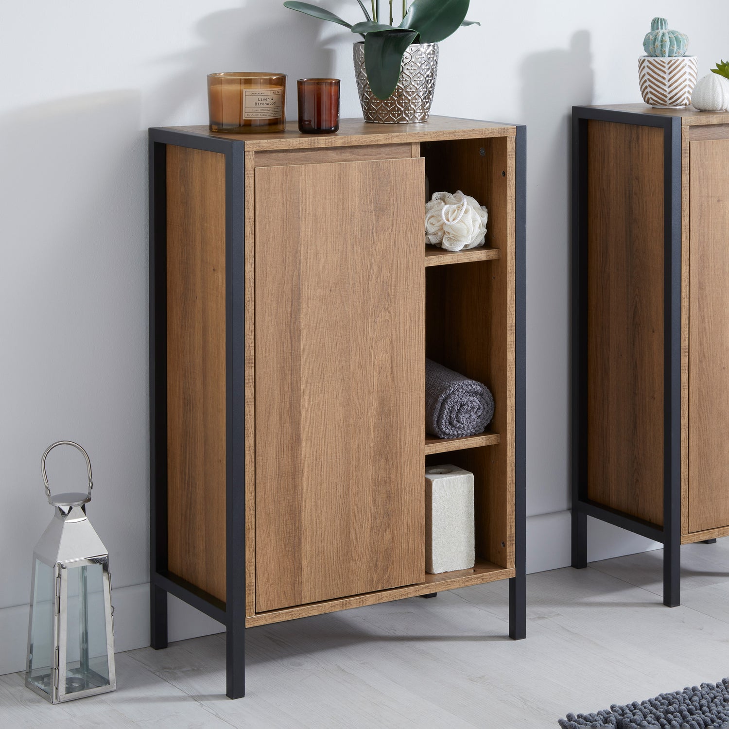 Bathroom Console Storage Unit Margo - Not A Boring Box