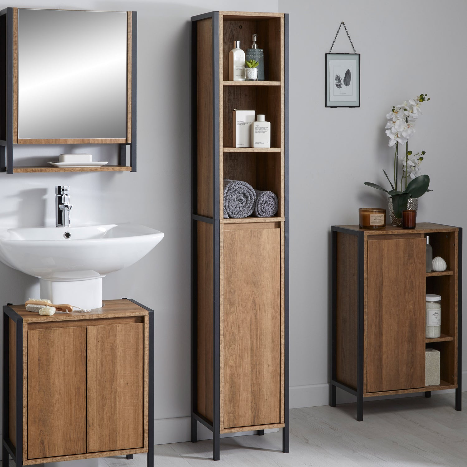 Bathroom Storage Tallboy Margo - Not A Boring Box
