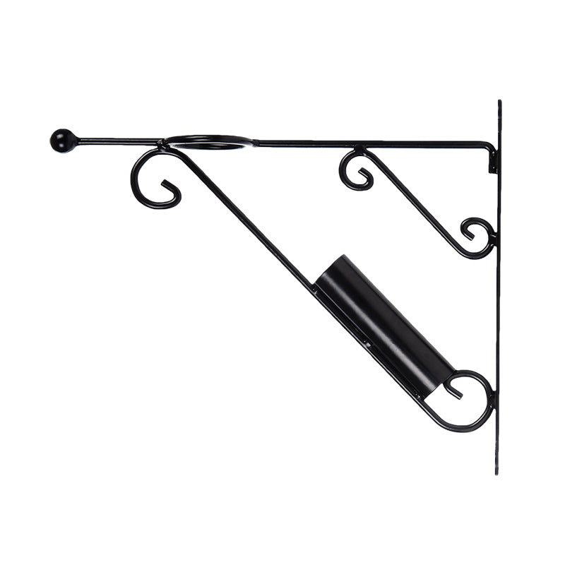 Flag Pole Holder With Hook - Not A Boring Box