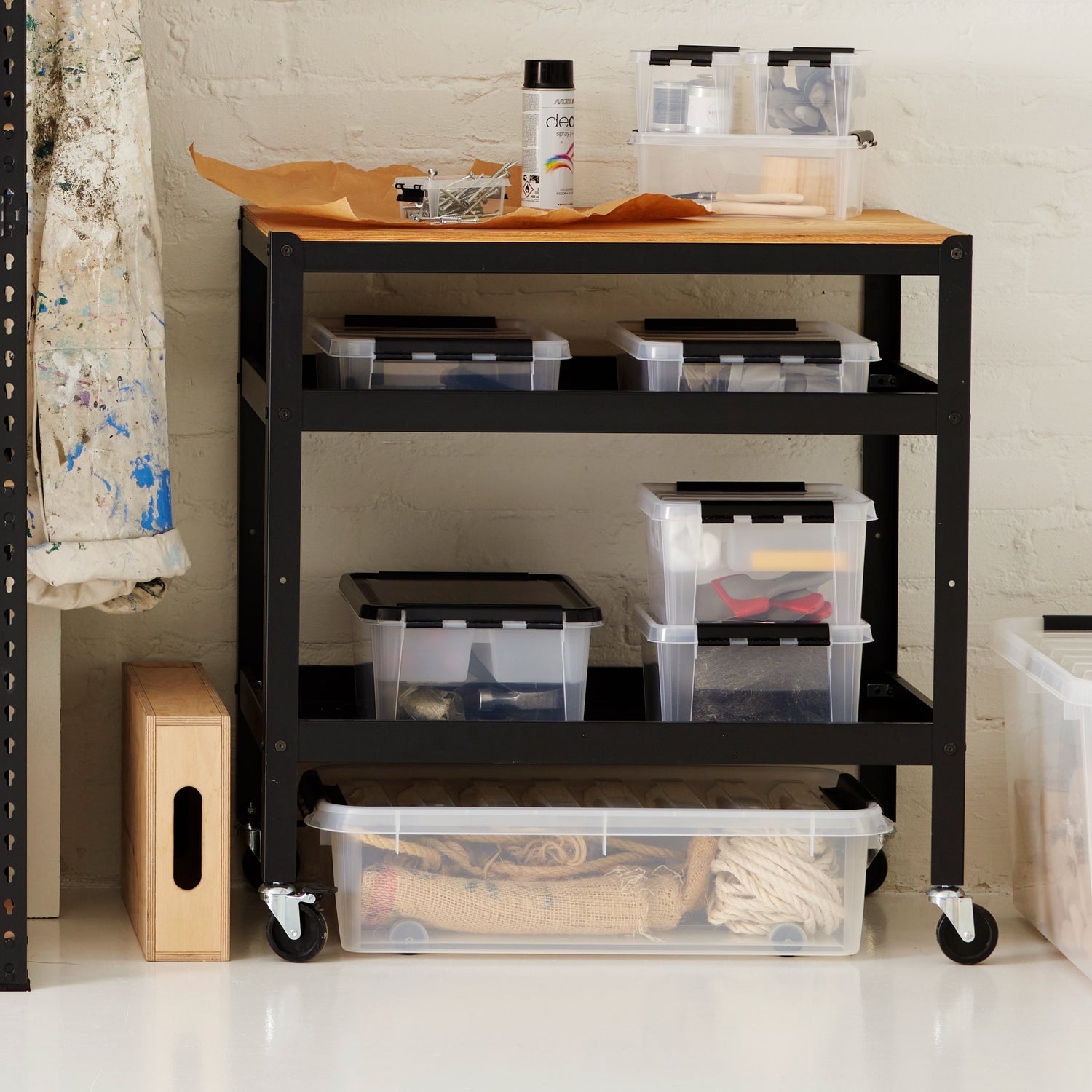 3 X Plastic Underbed Storage Box - Not A Boring Box