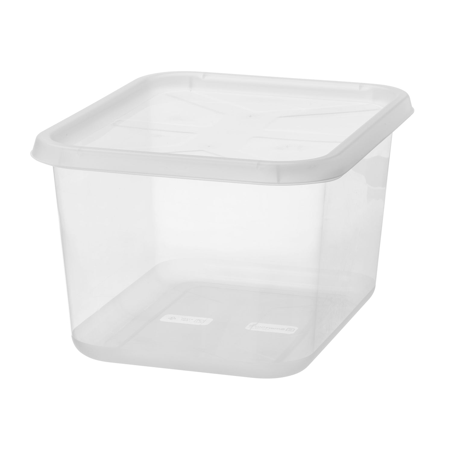 Medium Plastic Lidded Storage Box 25 Litre - Not A Boring Box