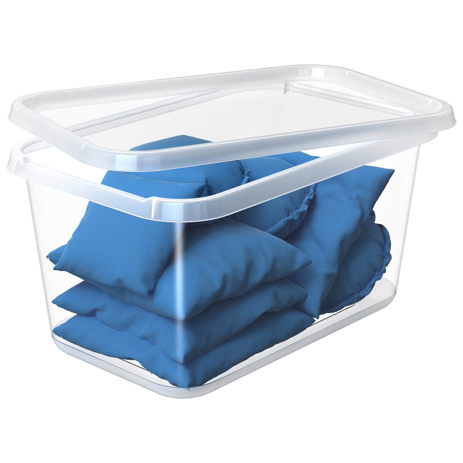 Large Plastic Lidded Storage Box 44 Litre - Not A Boring Box