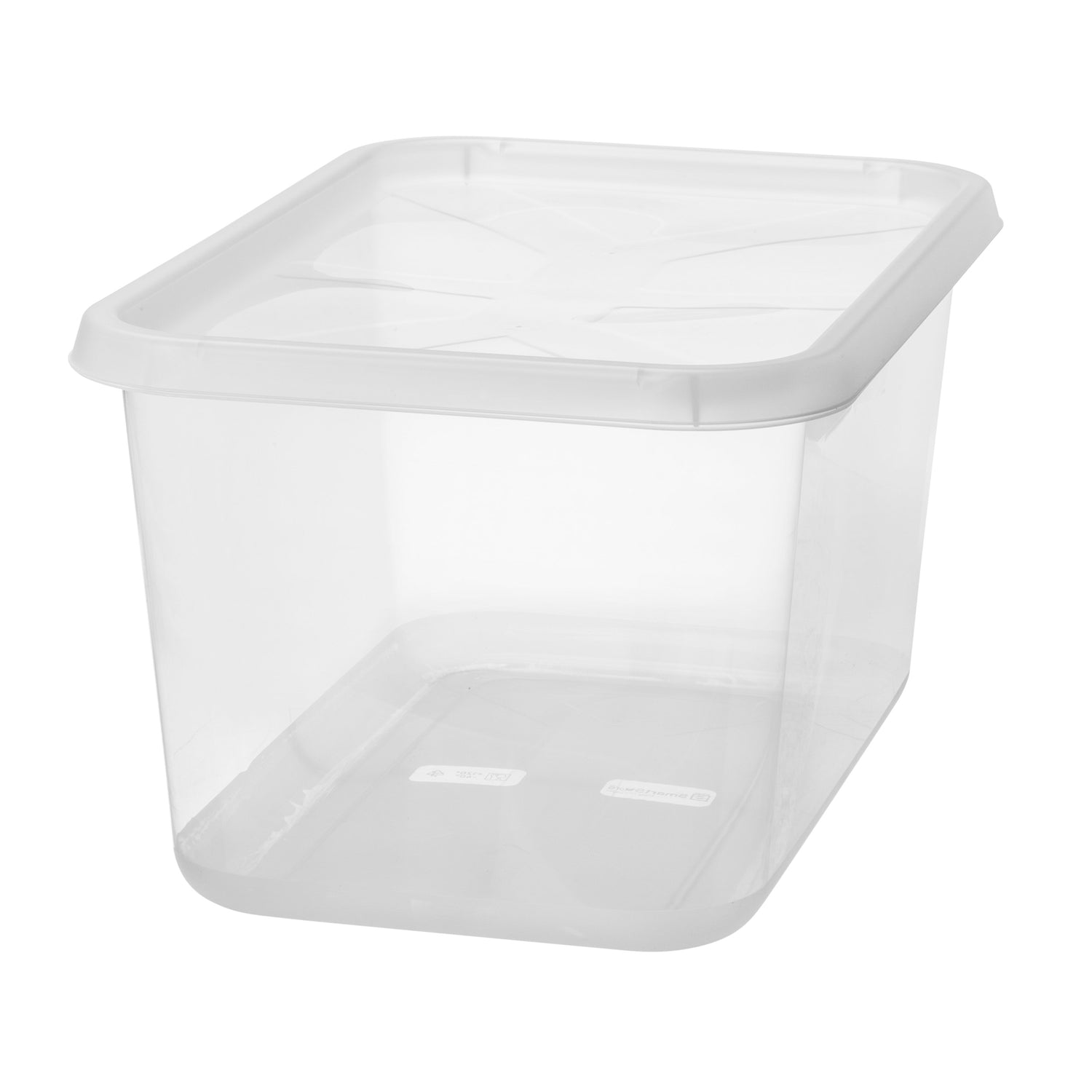 Large Plastic Lidded Storage Box 44 Litre - Not A Boring Box